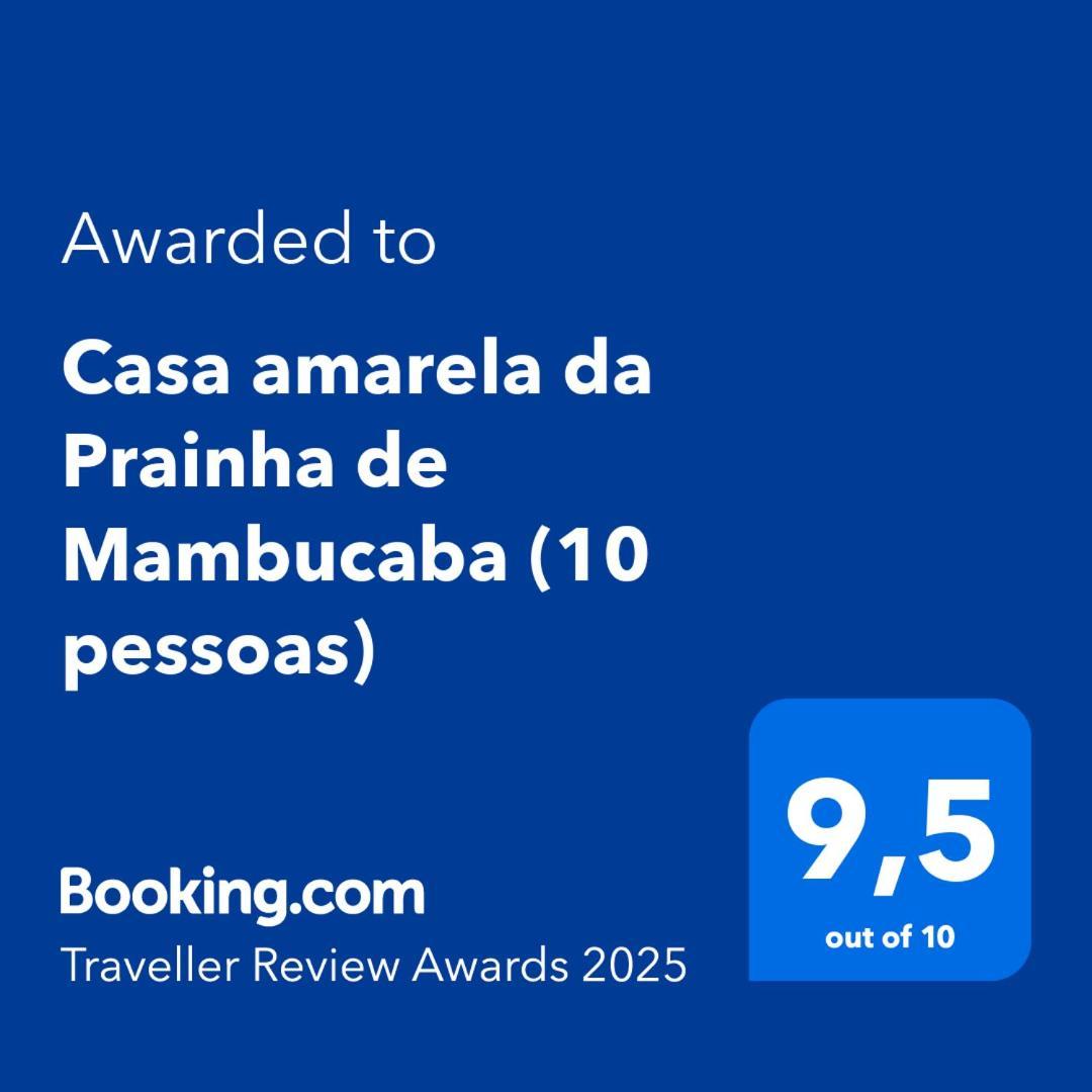 Casa Amarela Da Prainha De Mambucaba - Piscina Aquecida 帕拉蒂 外观 照片